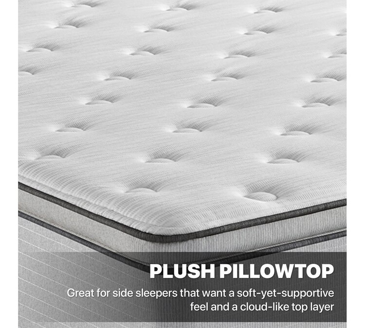 BR800 13.5" Plush Pillow Top Mattress
